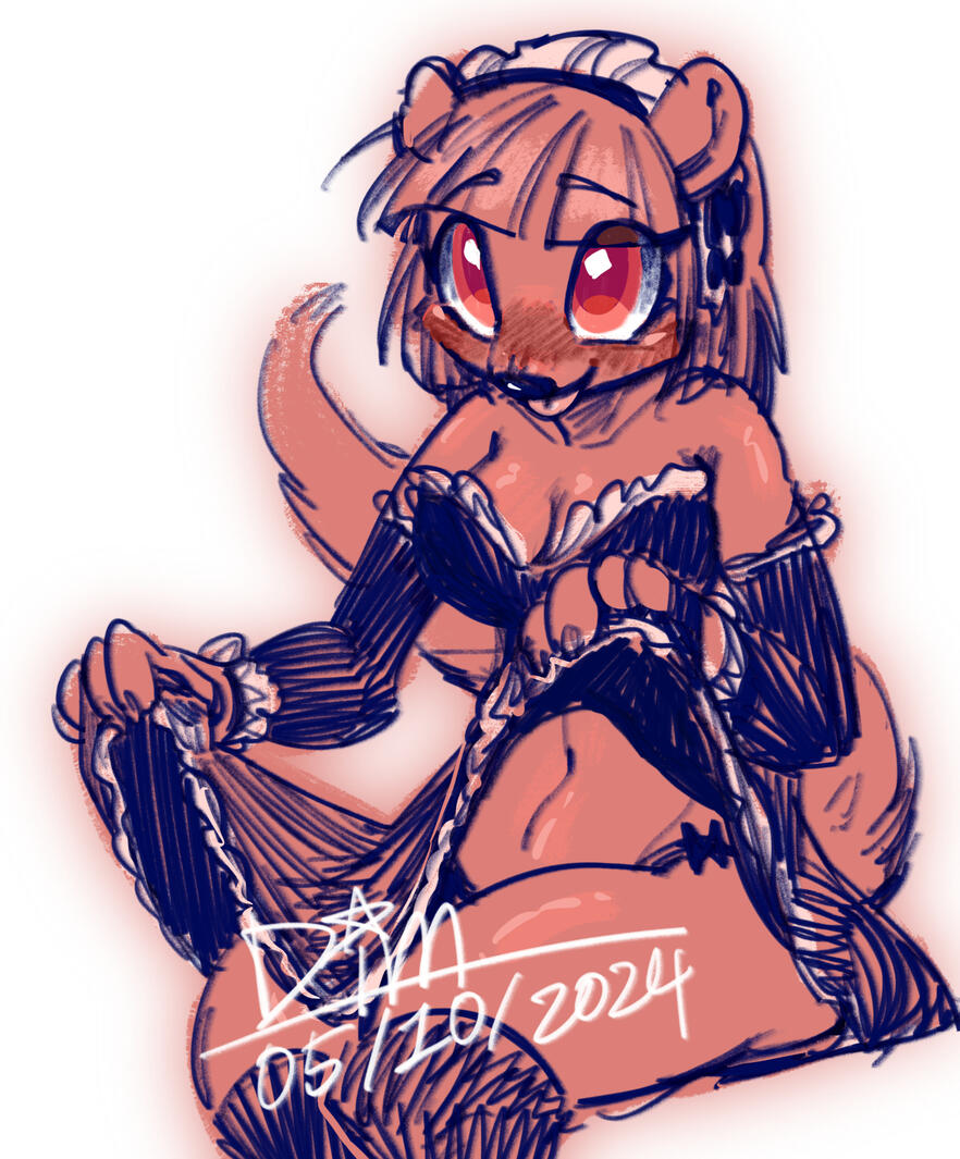 Fullbody Sketch - Maid