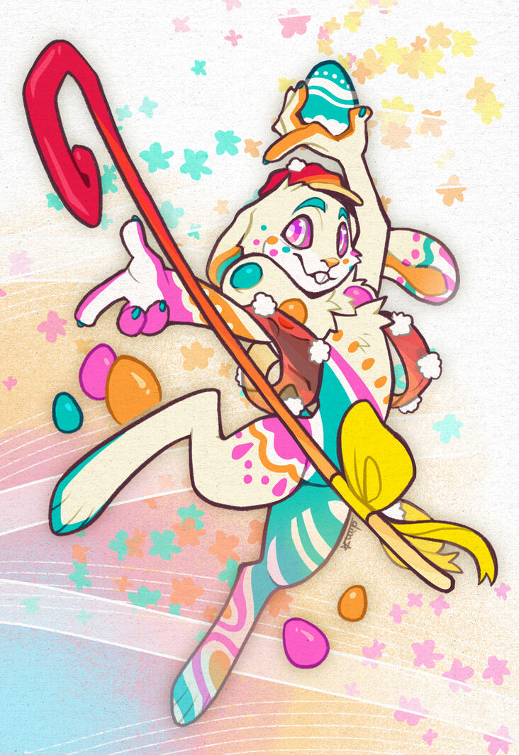Fullbody Art - Easter Bun