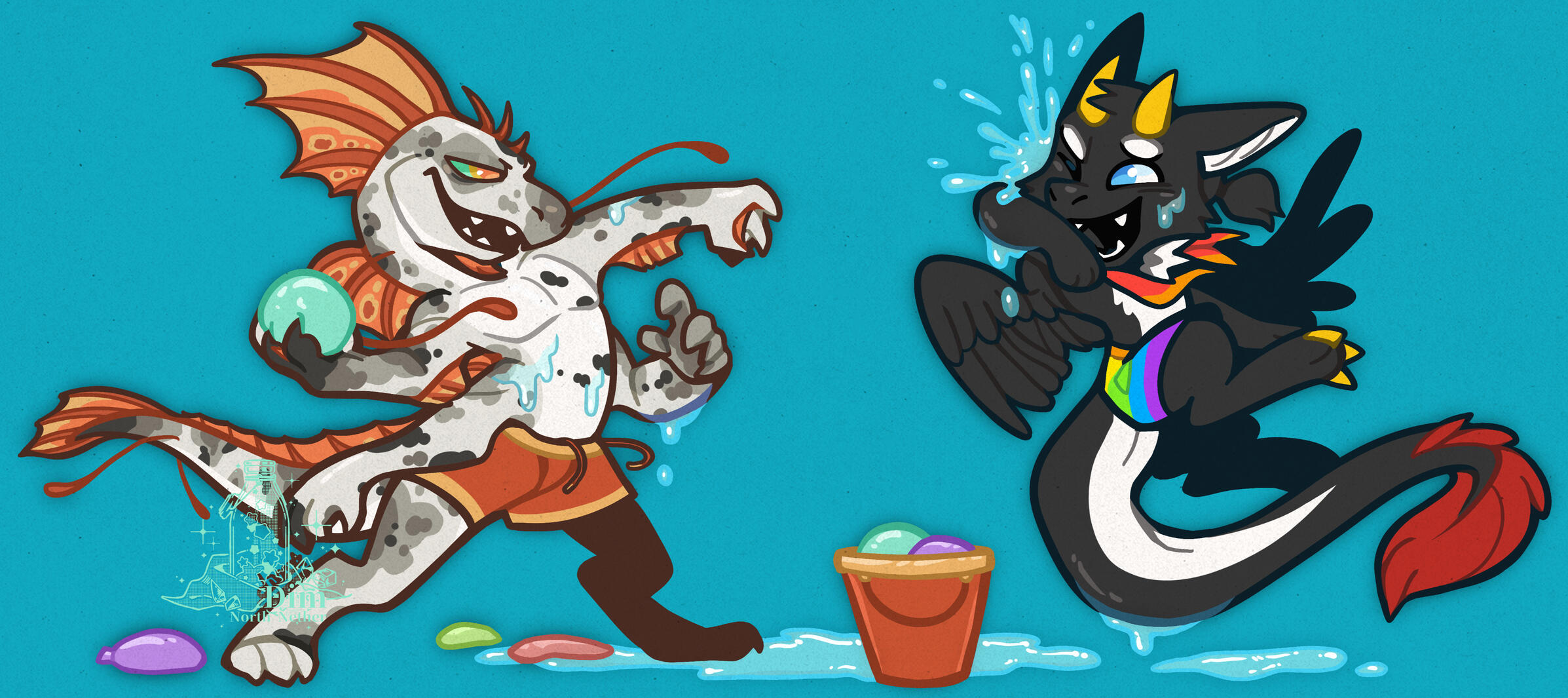 Chibi - Water Fight