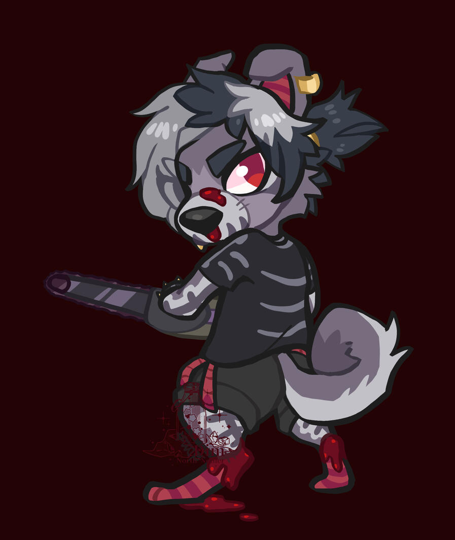 Chibi - Chainsaw Dog