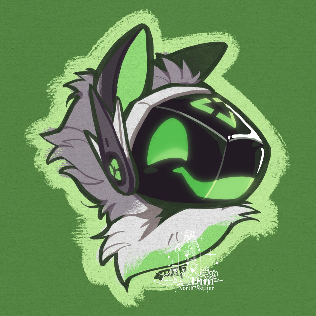 Doodle Headshot - Protogen