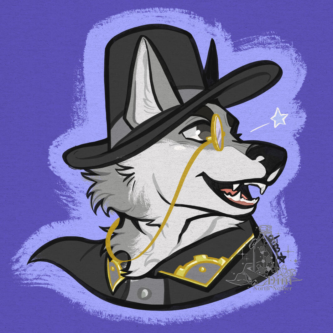 Doodle Headshot - Magician