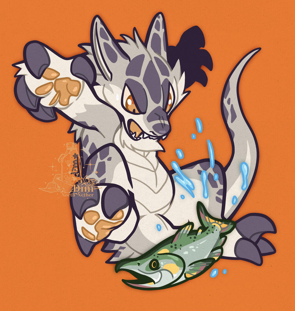 Chibi - Catch Salmon